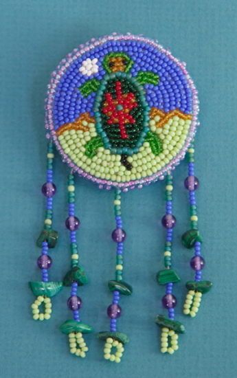 (image for) Earth Turtle Brooch - Click Image to Close